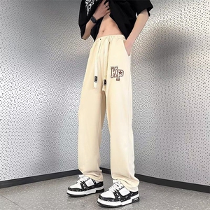 裤子男潮牌宽松束脚卫裤工装裤男士夏季薄休闲运动长裤 KK077-35图片