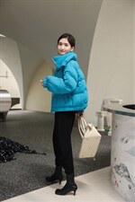 羽绒服，女装羽绒服，线象