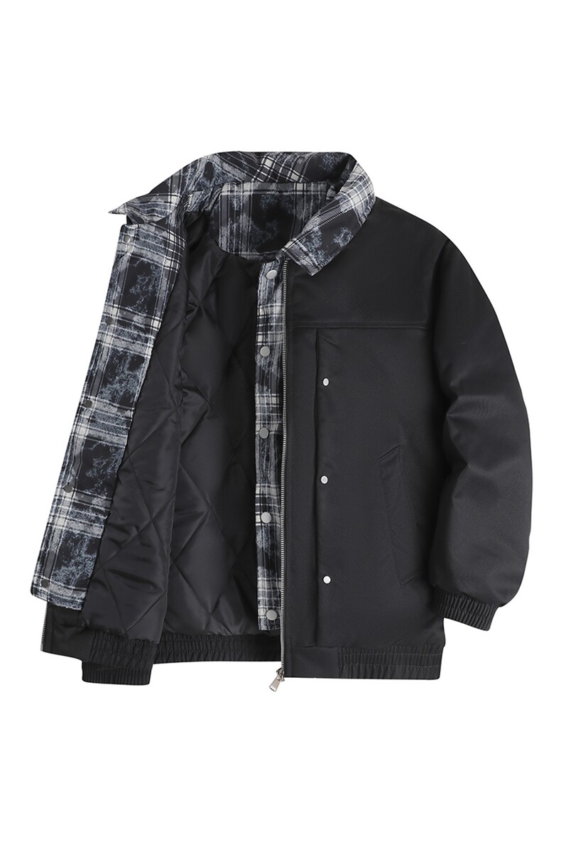现货上新加棉加厚假二件寸衫夹克大码棉衣JK28988-P90控138,男装夹克,星座301B-2（原A443-1）