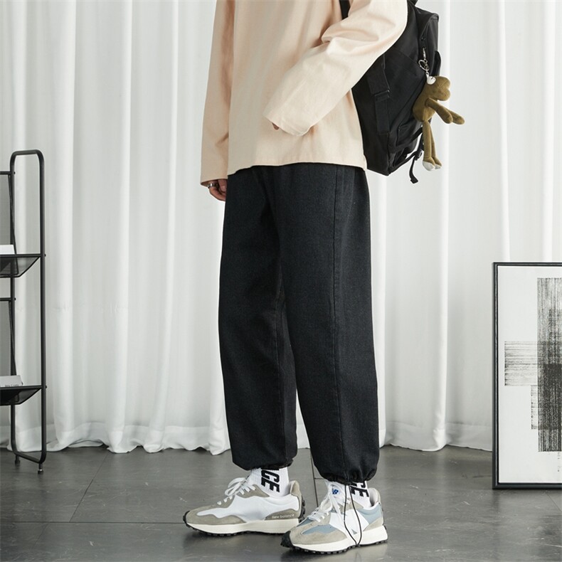 22夏季薄款九分裤男潮流时尚休闲牛仔裤男A210-K6807-P45，男装牛仔裤，星座210-3