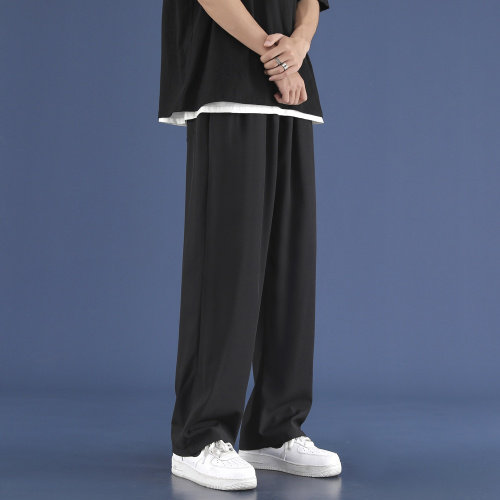 冰丝休闲裤2023夏季超薄韩版潮流百搭宽松休闲裤子2028-特批22,男装休闲裤,星座718-1