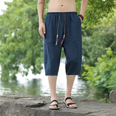 纯亚麻七分裤风星座815-8615p75，男装牛仔裤，星座815（原A203）