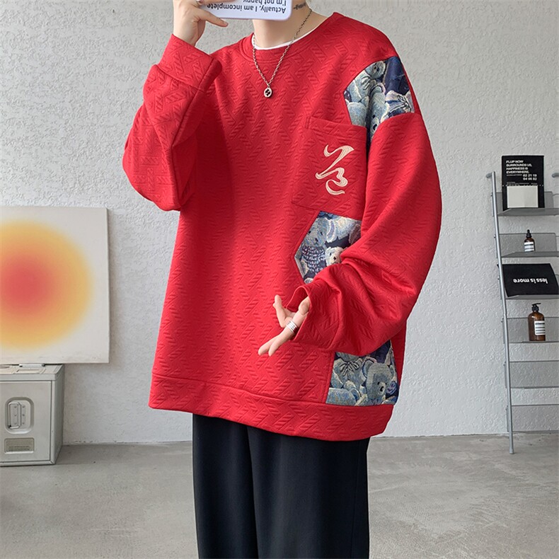 爆！已下单WY10063-P45控78秋冬新款高品质百搭小熊大码卫衣,男装卫衣,电商A059
