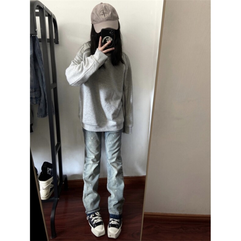 加绒可选~小众设计感毛圈布金属拉链卫衣，现货1005-XLWY01-P48,男装卫衣,星座1005