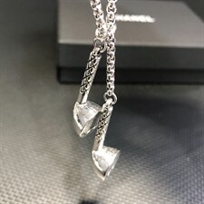 G1842欧美哑铃吊坠个性项链创意男士钛钢吊坠T恤链毛衣链配饰，项链，星座510A-2