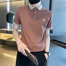 爆！现货主推夏季短袖翻领Polo衫5色大码半袖T066-特P40，男装T恤，电商D342