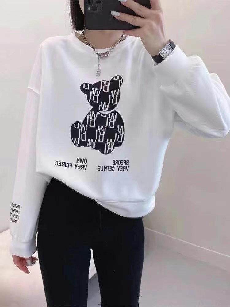 刷毛绒小卫衣，女装卫衣/绒衫，E·贝空间