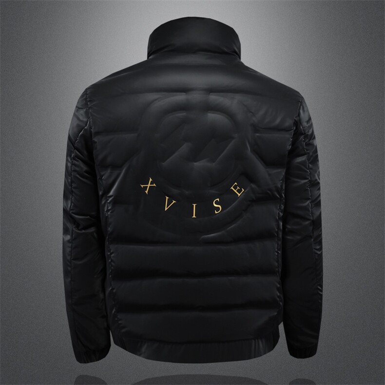 冬季新款亮面立领羽绒服男士潮流休闲外套钱塘2027-2302-特P180,男装羽绒服,钱塘6025