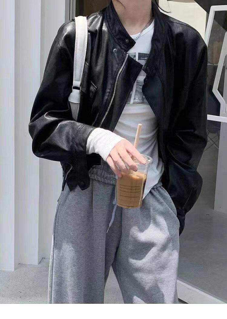 皮衣外套，女装皮衣，卡薇尔