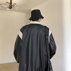 软皮衣服男士机车夹克翻领工装PU皮2025帅气短款JK2136-P80，男装夹克，星座210-1