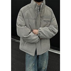 档口图高级感皮棉服宽松立领棉袄棉衣M520-P100，男装棉衣，星座1213