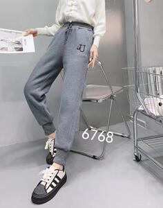 加厚绒卫裤上新,女装休闲裤,帝瀛 DY