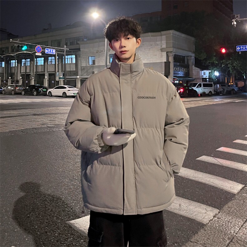 外景冬季加厚面包服男潮高街情侣宽松保暖棉衣立领外套MF9370/P90，男装棉衣，电商B316