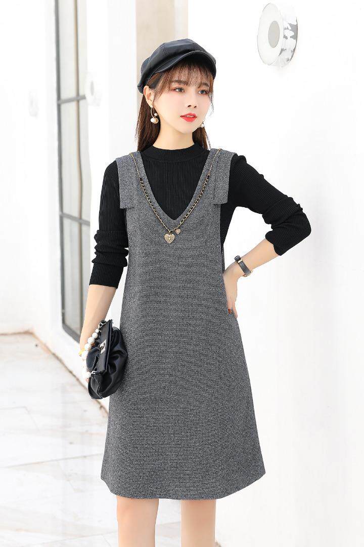 时尚A字裙两件套，其它，湘怡服饰