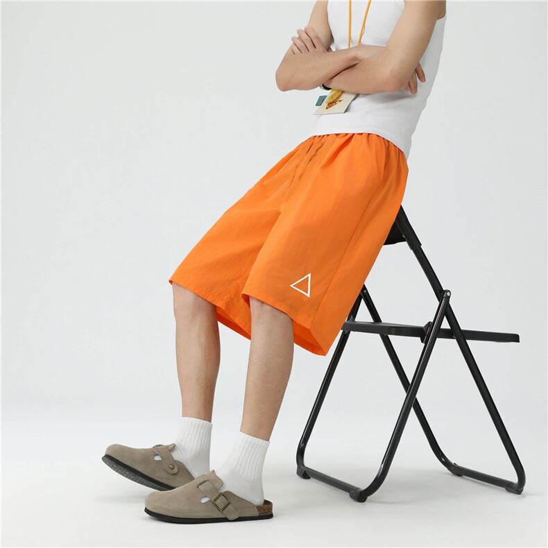 多巴胺短裤，抖音得物现货，可送样，A061-AD01155-特P13-模特图，男装牛仔裤，电商A061