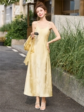 通勤风长款中国风新中式套装唐装汉元素时尚套装显瘦气质小个子，女装套装/套裙，布芭啦