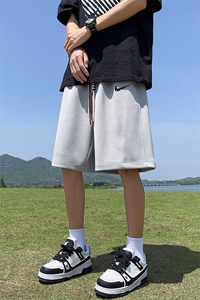 已注册新款直播抖音得物品质菠萝格运动男休闲短裤K064P30图片