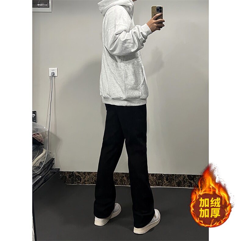 B221美式ins高街加绒加厚牛仔裤LK23010-P60控78加绒P70控98,男装牛仔裤,电商B221