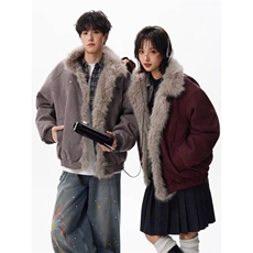【】重磅厚款做旧男女冬新款毛领防寒棉服SW899P97，男装棉衣，星座1112-1