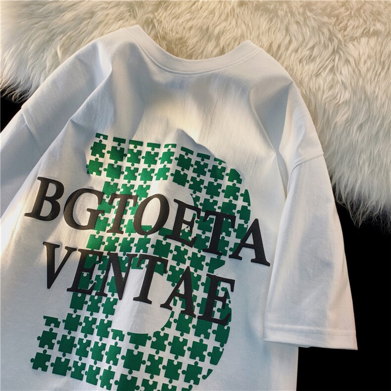 T恤潮流圆领男港风2026夏季新款短袖时尚B299-X5288-P40限59，男装T恤，电商A061-1