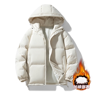 三防面料棉衣男士冬季新款纯色简约百搭棉服情侣袄子MY8555-P60特图片