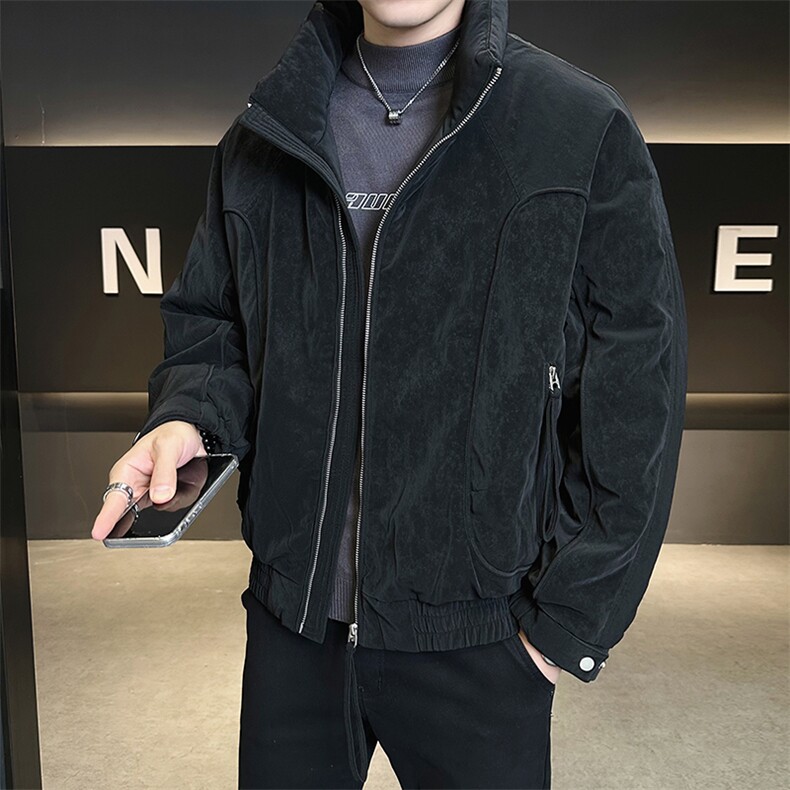 90标立领绒面设计白鸭绒羽绒服潮牌保暖外套YR9100-P309,男装羽绒服,电商D342