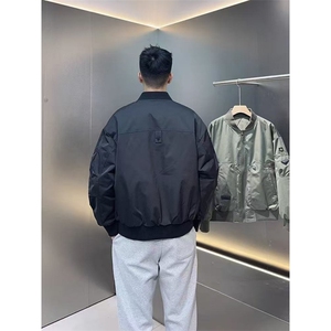 潮牌秋冬新款空军ma1飞行员棒球服夹克宽松加棉外套男女-M1603图片