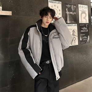 405A  美式高街撞色短款棉服加厚立领面包服  MY24919-P125控158图片