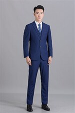 87882-2秋季新款男士西服两件套套装西装修身商务休闲P180，男装西服套装，电商B360