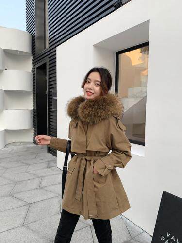 2020冬款派克羽绒，女装，P-DLi