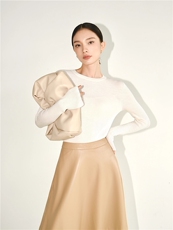 2025年秋季套头圆领时尚百搭通勤针织衫,女装针织衫/毛衣,挚尚羊绒, 2025年秋季套头圆领时尚百搭通勤针织衫,女装针织衫/毛衣,挚尚羊绒,