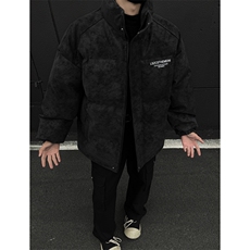 档口图高级感皮棉服宽松立领棉袄棉衣M520-P100，男装棉衣，星座1213