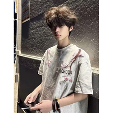 风花卉刺绣潮牌内搭打底衫t恤女款短袖夏季上衣服THT211，男装T恤，星座1116A（原606A-3）