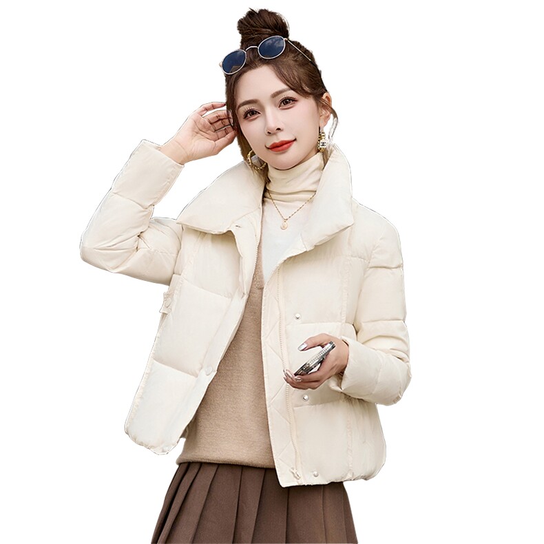 2025新款现货保暖时尚休闲百搭棉服,女装棉衣/棉服,自然秀