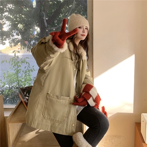 90绒！水洗牛仔羽绒内胆羽绒服工装派克服R2C086-2632P295K448图片