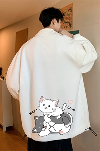 麂皮绒夹克男大码立领褂子外套JK85300-P68 加绒款-P78图片