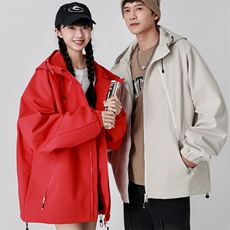 Cityboy情侣时尚连帽冲锋衣外套夹克团体班服，男装夹克，星座301D-5(原星座1415）
