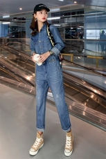 2021年春季时尚潮流舒适简约个性纯色连体裤，女装连体裤，钱塘布衣