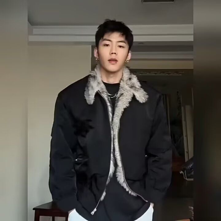 JY671-P105款冬季棉服棉衣男生保暖运动休闲潮牌帅气外套,男装棉衣,星座1501-3