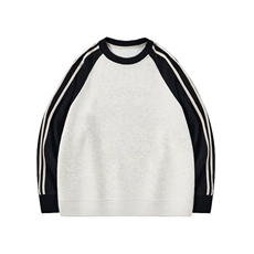 市场无对手阔版全棉支持退换抖音得物品质360克插肩袖织带卫衣，男装卫衣，电商A486