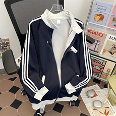 美式拼接运动夹克男冬季百搭情侣外套高街棒球服WY0391-P46，男装夹克，星座308B-2