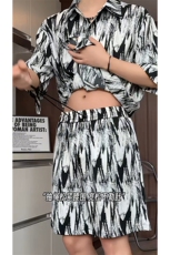 短袖衬衫男+短裤男套装男100%聚酯纤维M-5XL大码TZ78721P50控98，男装牛仔裤，星座226-1