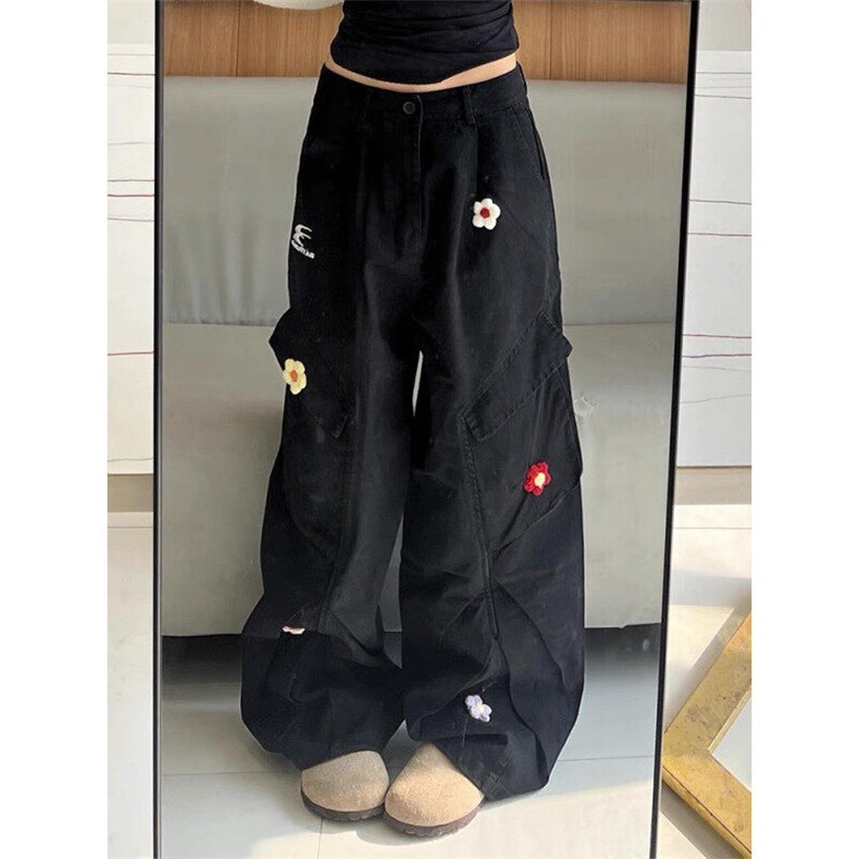 纯棉花朵刺绣工装牛仔裤ZK0377-P68,男装牛仔裤,星座313A(原308A-2)