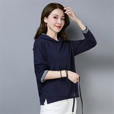 卫衣/绒衫2021年秋季套头甜美潮流个性简约长袖时尚优雅街头，女装卫衣/绒衫，独衣靓