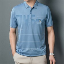 POLO衫男士短袖t恤翻领2023夏季新款潮牌休闲商务男装上衣，男装T恤，电商B212（原钱塘6029）