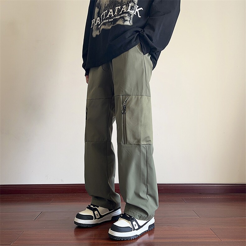 港风休闲裤宽松运动裤拖地裤束脚裤男KP862P45,男装休闲裤,星座1204-3