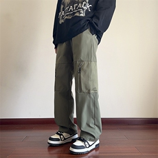 港风休闲裤宽松运动裤拖地裤束脚裤男KP862P45，男装休闲裤，星座1204-3
