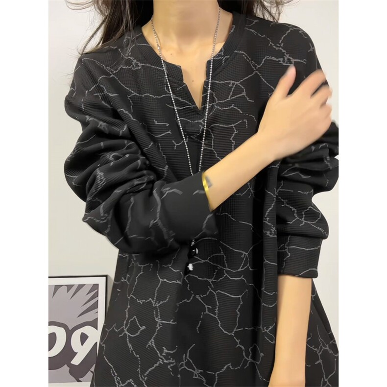 XZ809A/CX605/特P24/控48印花美式V领长袖打底衫卫衣,男装T恤,星座809A(原222-1)