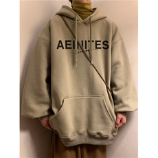 加绒加厚潮流宽松ins休闲连帽卫衣D325-WY2304-薄款P55厚款P65，男装卫衣，电商D325