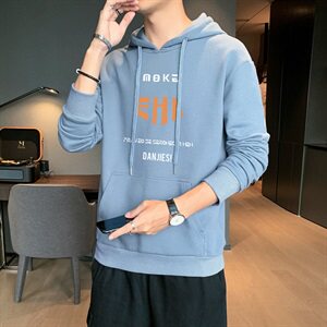 卫衣男春秋季韩版运动休闲潮流青少年连帽衣服DF173T图片